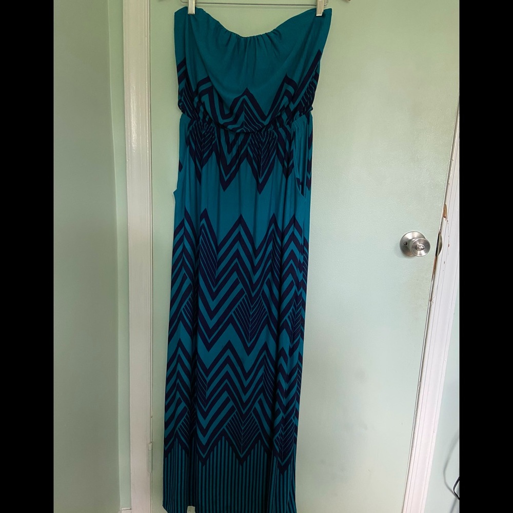 Three Pink Hearts Trixxi Maxi Dress with Pockets!